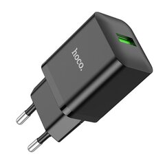 Сетевая зарядка Hoco N26 USB-A Quick Charge 3.0 18W + Type-C белая цена и информация | Зарядные устройства для телефонов | 220.lv