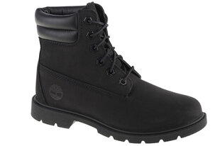 Timberland Linden Woods 6 IN Boot, Sieviešu pārgājienu zābaki, Melna цена и информация | Женские сапоги | 220.lv