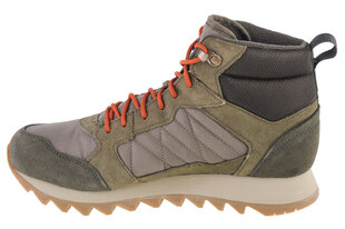 Merrell Alpine Sneaker Mid PLR WP 2, Мужская треккинговая обувь, зеленый цена и информация | Мужские ботинки | 220.lv