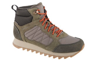 Merrell Alpine Sneaker Mid PLR WP 2, Мужская треккинговая обувь, зеленый цена и информация | Мужские ботинки | 220.lv