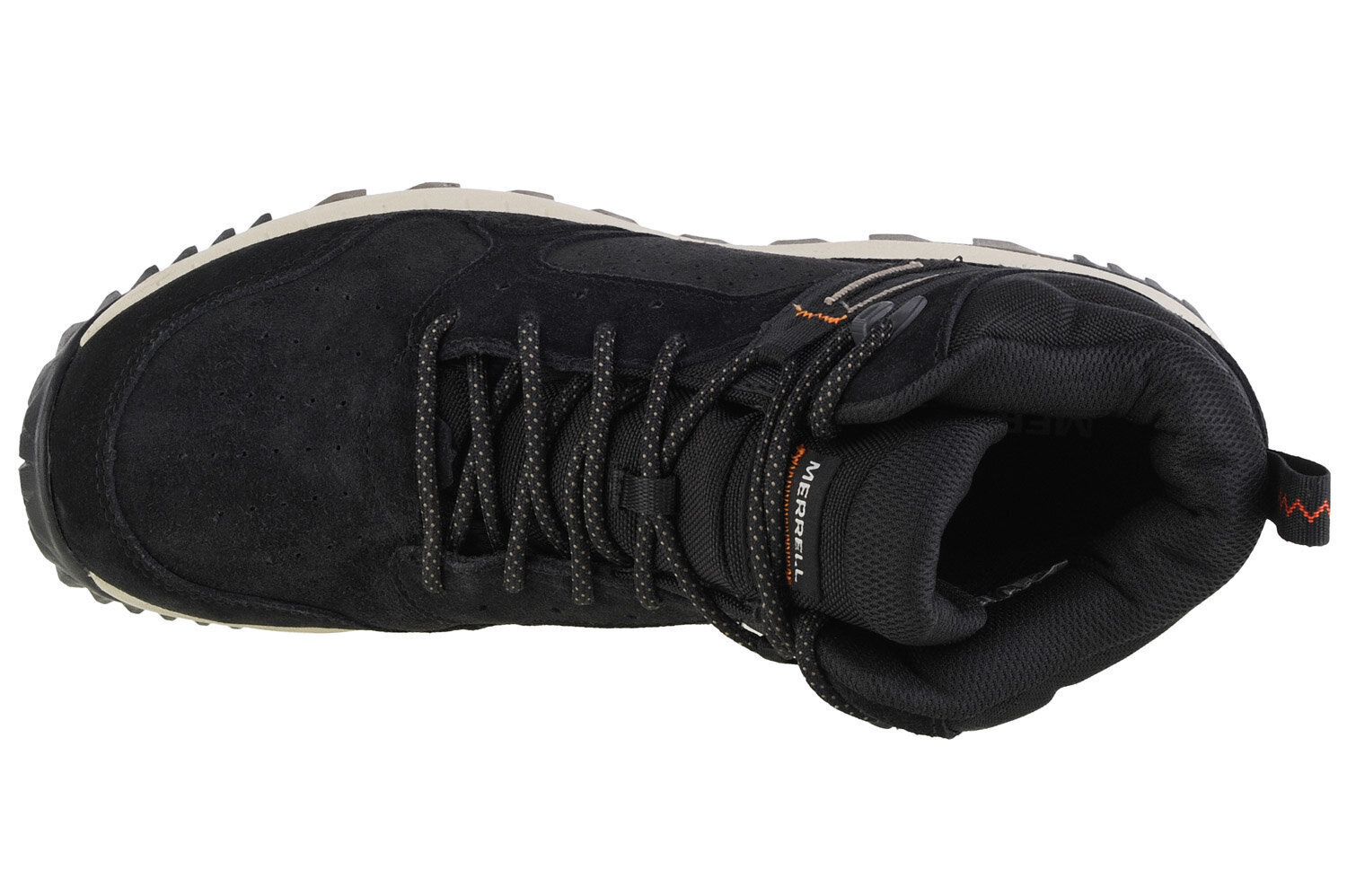 Merrell Wildwood Sneaker Mid WP, Vīriešu ziemas zābaki, Melna cena un informācija | Sporta apavi vīriešiem | 220.lv