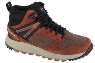 Merrell Wildwood Sneaker Mid WP, Мужские зимние ботинки, коричневый цена и информация | Кроссовки мужские | 220.lv