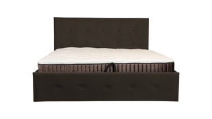 Кровать с ящиком 160см Pugo светло-коричневая цена и информация | Кровати | 220.lv