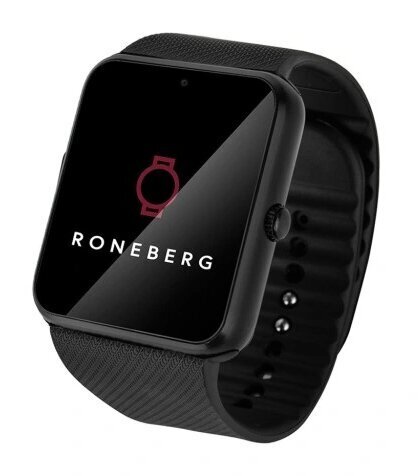 Roneberg RG08 Silver/Black cena un informācija | Viedpulksteņi (smartwatch) | 220.lv