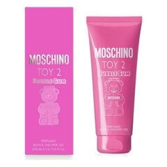 Увлажняющий гель для душа Moschino Toy 2 Bubble Gum, 200 мл цена и информация | Масла, гели для душа | 220.lv