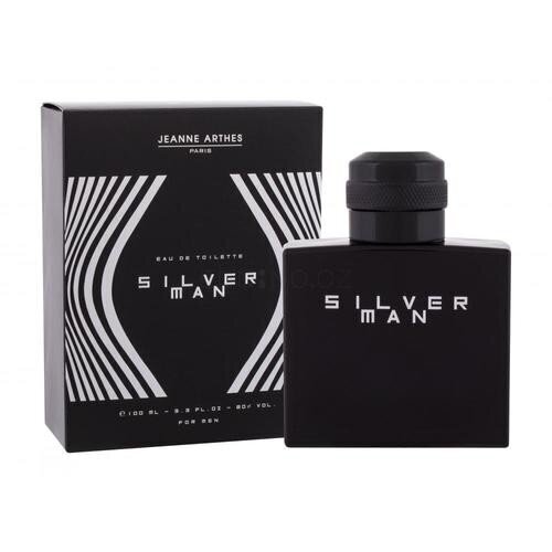 Jeanne Arthes Silver Man EDT vīriešiem 100 ml cena un informācija | Vīriešu smaržas | 220.lv