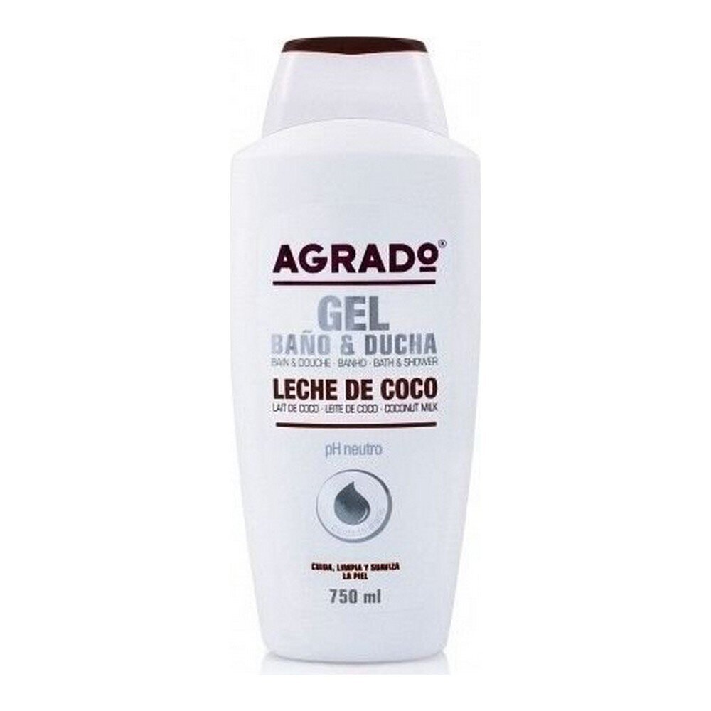 Dušas želeja Leche de Coco Agrado (750 ml) cena un informācija | Dušas želejas, eļļas | 220.lv