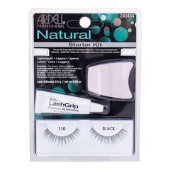 Ardell Natural Starter Kit - Set for false eyelashes 10 Demi Wispies ( Black ) цена и информация | Накладные ресницы, керлеры | 220.lv