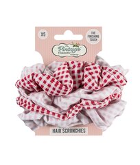 Scrunchies matiem 5gab Gingham cena un informācija | Matu aksesuāri | 220.lv