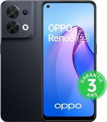 Viedt&#x101;lru&#x146;i Oppo Reno 8 Melns unroid 8 GB RAM 256 GB 6,43" cena un informācija | Mobilie telefoni | 220.lv