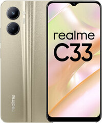 Смартфоны Realme C33 64 Гб Octa Core 4 GB RAM цена и информация | Мобильные телефоны | 220.lv