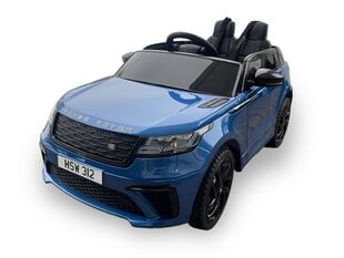 Elektromobīlis bērniem Range Rover Velar 12v ar mūzikas moduli zils lakots cena un informācija | Bērnu elektroauto | 220.lv