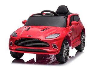 Детский электромобиль Aston Martin 12v с музыкальным модулем, красный цена и информация | Электромобили для детей | 220.lv