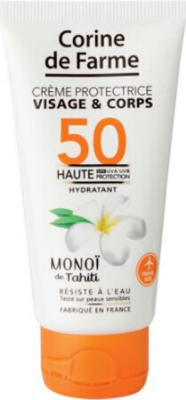 Corine De Farme Sun Cream Spf50 50ml cena un informācija | Sauļošanās krēmi | 220.lv