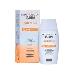 Isdin Fotoprotector Fusion Fluid Spf50 50ml cena un informācija | Sauļošanās krēmi | 220.lv