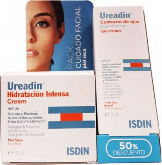 Isdin Ureadin Anti-Wrinkle Normal Skin Spf20 50ml Duplo Eye Contour 15ml cena un informācija | Sejas krēmi | 220.lv