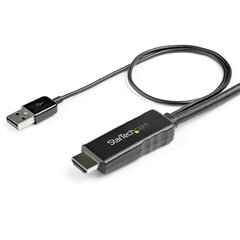 Адаптер Display Port—HDMI/VGA Startech HD2DPMM2M            (2 m) Чёрный цена и информация | Кабели и провода | 220.lv