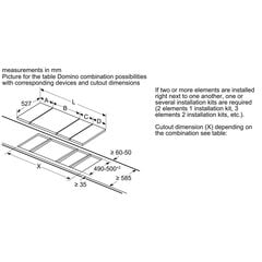 Keramikas plīts BOSCH PKF375FP2E 3500W (30 CM) цена и информация | Варочные поверхности | 220.lv