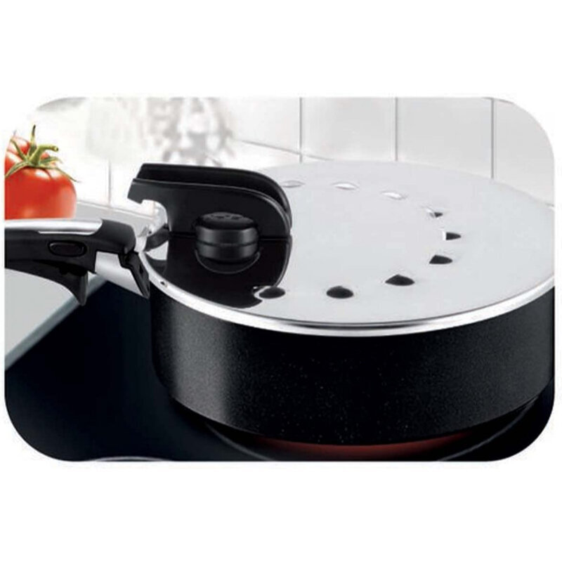 Tefal L99394 pan lid Round Black, Stainless steel cena un informācija | Katli, tvaika katli | 220.lv