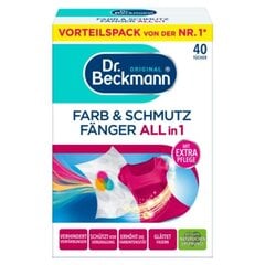 Dr. Beckmann krāsu un netīrumus apturošas salvetes 40gab. cena un informācija | Dr. Beckmann Mājsaimniecības preces | 220.lv