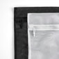 Apģērbu mazgāšanas maisiņu komplekts 2gab. 50x40cm melns/balts cena un informācija | Veļas mazgāšanas līdzekļi | 220.lv