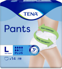 Трусики от протекания Tena Pants Plus Большой цена и информация | Подгузники, прокладки, одноразовые пеленки для взрослых | 220.lv