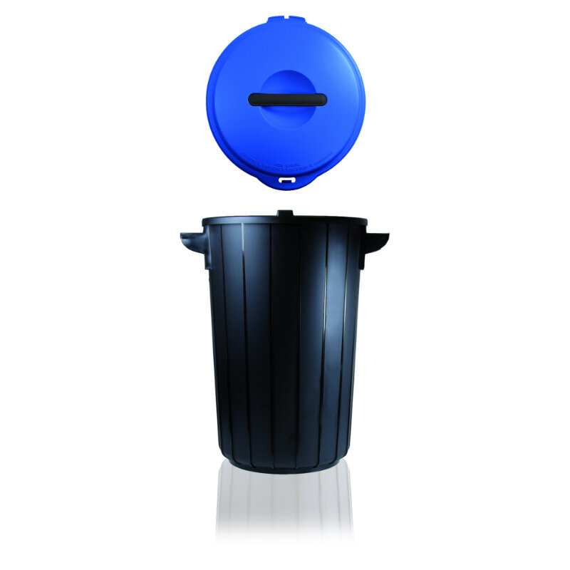 Atkritumu tvertne Ecosolution 35L 42,5x37,5x54cm tumši pelēka/zila cena un informācija | Tīrīšanas piederumi | 220.lv