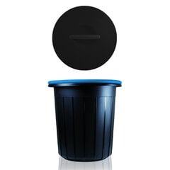 Atkritumu tvertne Ecosolution 16L 33x33x33,5cm tumši pelēka/zila cena un informācija | Miskastes | 220.lv