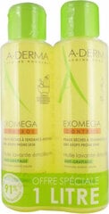 A-Derma Exomega Control Emollient Cleansing Oil Anti-Scratching 2 x500ml цена и информация | Кремы, лосьоны для тела | 220.lv