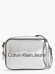 Женская сумочка CALVIN KLEIN Sculpted Camera Crossbody Silver 545008785 цена и информация | Куинн | 220.lv