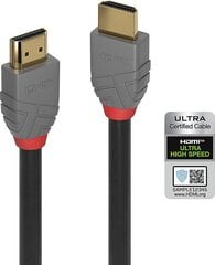 1m Ultra High Speed HDMI Кабель, Anthra Line LINDY 36952 цена и информация | Кабели и провода | 220.lv