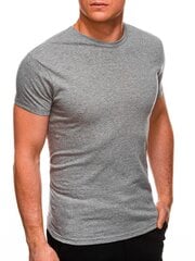 Vienkāršs t-krekls S970 - pelēks cena un informācija | Vīriešu T-krekli | 220.lv