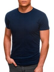 Vienkāršs t-krekls S970 - tumši zils cena un informācija | Vīriešu T-krekli | 220.lv