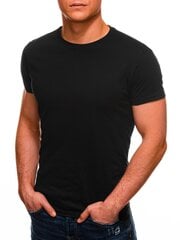 Vienkāršs t-krekls S970 - melns cena un informācija | Vīriešu T-krekli | 220.lv