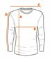 Krekls ar garām piedurknēm L130 - V2 pelēks цена и информация | Vīriešu T-krekli | 220.lv