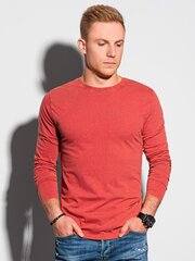 рубашка с длинными рукавами l131 - красная цена и информация | Мужские футболки | 220.lv