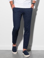 брюки чинос p156 - темно-синий цена и информация | Мужские брюки | 220.lv