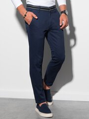 брюки чинос p156 - темно-синий цена и информация | Мужские брюки | 220.lv
