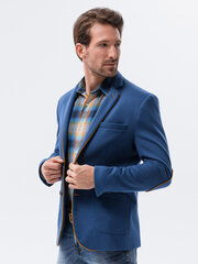 элегантный блейзер m81 - синий цена и информация | Мужские пиджаки | 220.lv