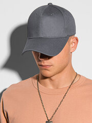 Cepure H086 - pelēka cena un informācija | Vīriešu cepures, šalles, cimdi | 220.lv