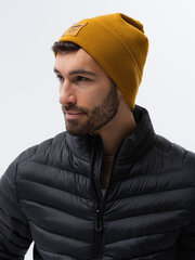 Cepure H103 - tumši dzeltena cena un informācija | Vīriešu cepures, šalles, cimdi | 220.lv