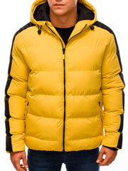 зимняя стеганая куртка c535 - желтая цена и информация | Мужские куртки | 220.lv