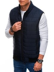 Stepēta veste V59 - navy cena un informācija | Vīriešu vestes | 220.lv