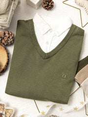 мужской свитер - v5 оливковый e120 цена и информация | Мужские свитера | 220.lv