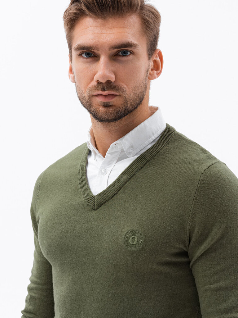 Vīriešu Džemperis - V5 olive E120 cena un informācija | Vīriešu džemperi | 220.lv
