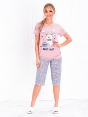 Пижама ULR164, розовая цена и информация | Женские пижамы, ночнушки | 220.lv