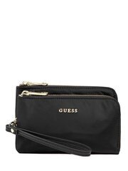 Sieviešu soma GUESS Double Flat Pouch, Melna 545007964 цена и информация | Женские сумки | 220.lv