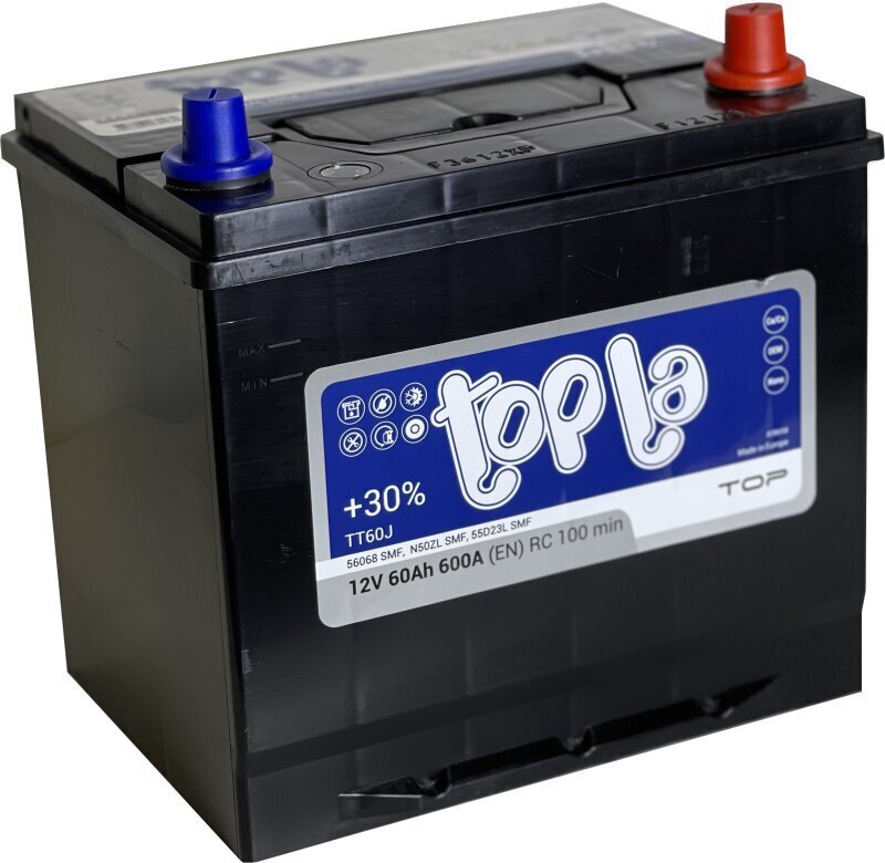Akumulators Topla Top JIS TT60J 12V 60Ah 600A цена и информация | Akumulatori | 220.lv
