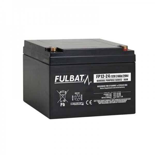 Akumulators Fulbat FP12-24 T12 24 Ah 12V cena un informācija | Akumulatori | 220.lv