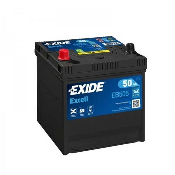 Akumulators Exide Excell EB505 50Ah 360A EN 12V cena un informācija | Akumulatori | 220.lv